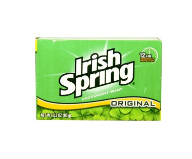 box of Irish Spring Soap clipart