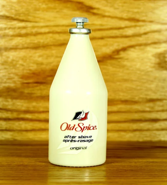 Bottle of Old Spice After Shave — Stock Photo, Image