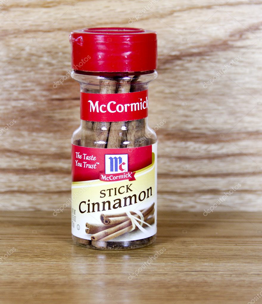 Jar of McCormick Cinnamon Sticks Stock Editorial Photo © dcwcreations