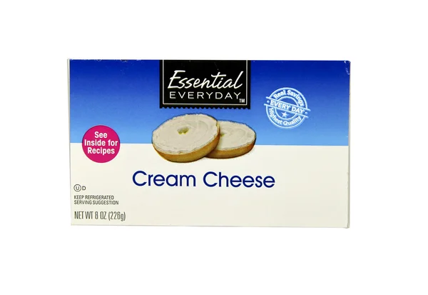 Essential Everyday Cream Cheese — Stock Photo, Image