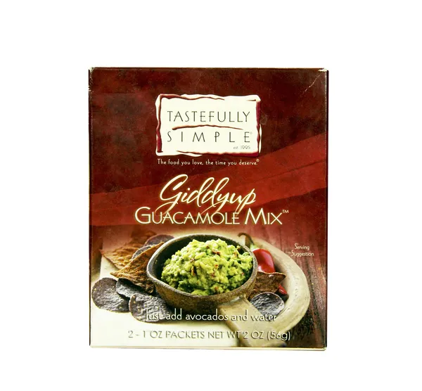 Mezcla de guacamole con buen gusto simple — Foto de Stock