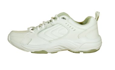 izole beyaz spor ayakkabı