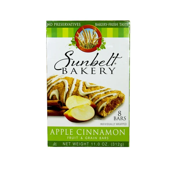 Sunbelt Bakery Apple Cinnamon Bars — Stock Photo, Image