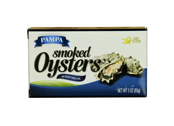 Pampa ahumado ostras — Foto de Stock