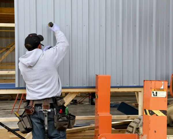 Building contruction worker — Stock Photo, Image