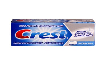 crest diş macunu tüpü