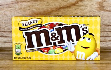 m & M'nin fıstık şekerler