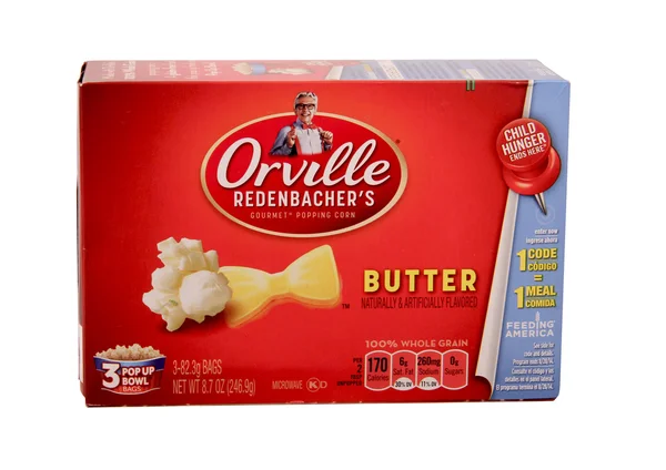 Box of Orville Redenbacher's Popcorn — Stock Photo, Image