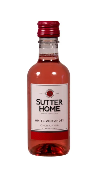 Botella de Sutter Home Vino Blanco Zinfandel —  Fotos de Stock