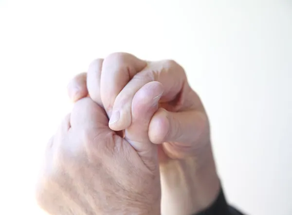 Man has a sore thumb — Stock Photo, Image