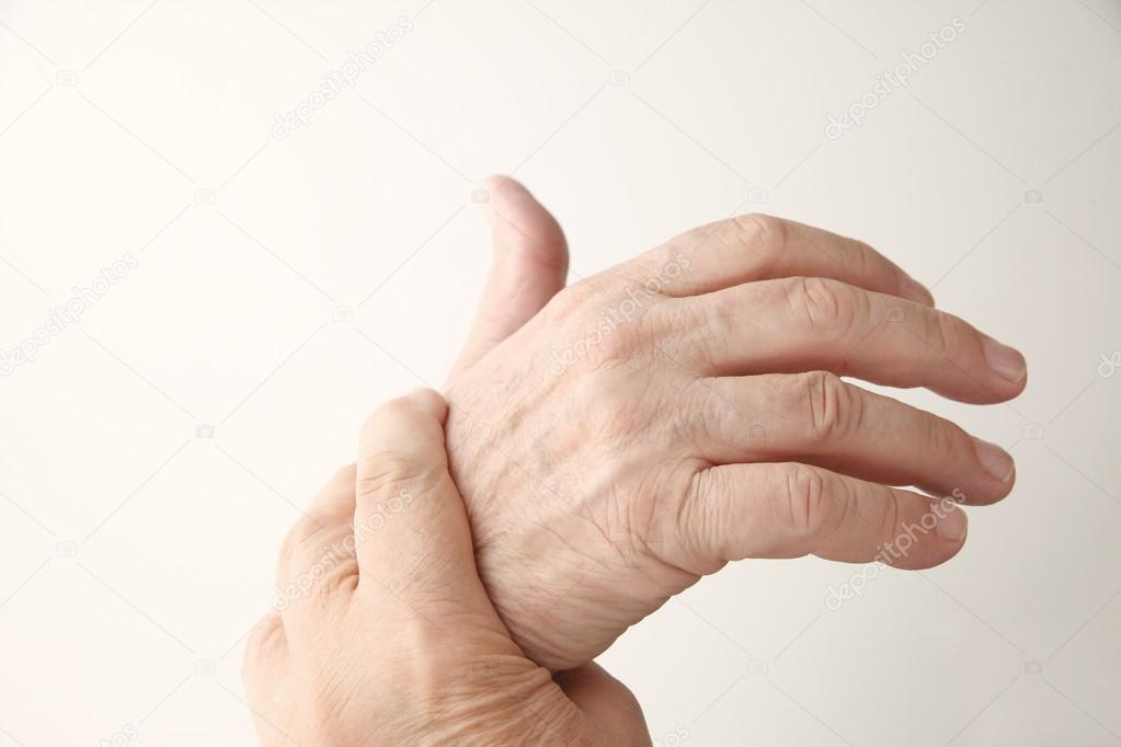 Man has painful hand