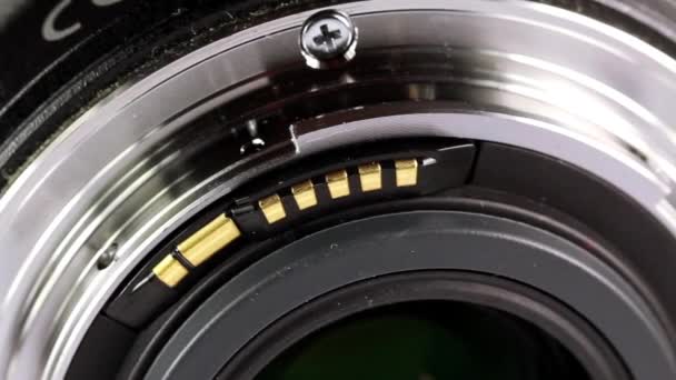 Telephoto lens — Stock Video