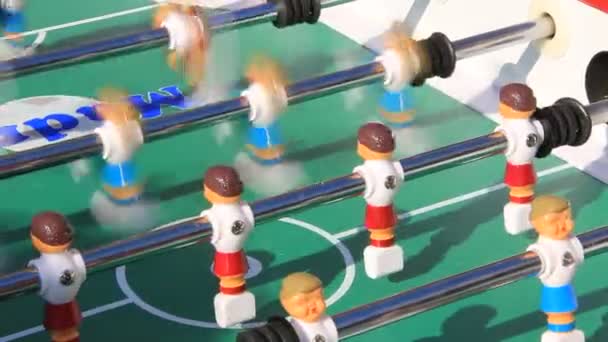 Fútbol de mesa — Vídeo de stock