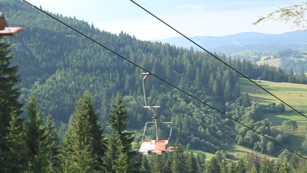 Ski lift — Stock Video