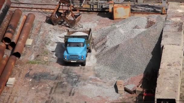 Dumper camion — Video Stock