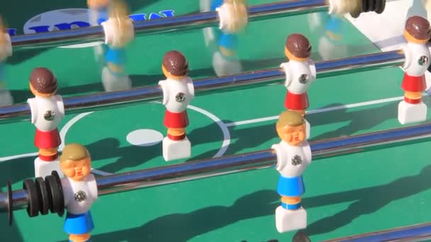 Fútbol de mesa — Vídeo de stock