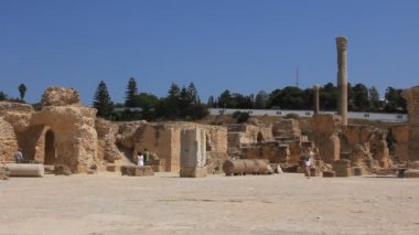 Tunus antik Kartaca Harabeleri