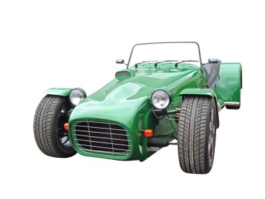 Yeşil spor cabriolet