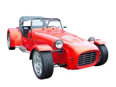 kırmızı spor cabriolet