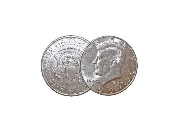 50 cêntimos — Fotografia de Stock