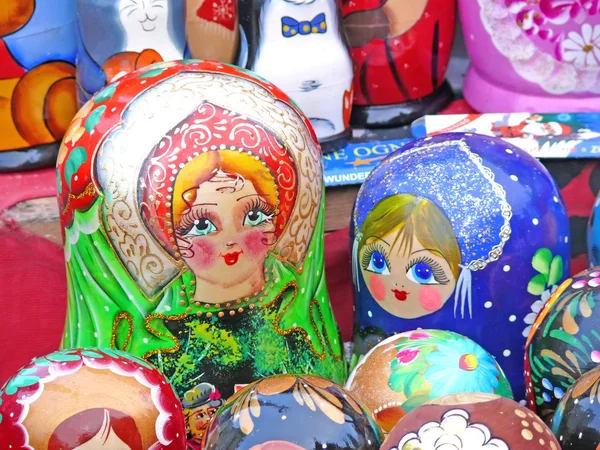 Russian dolls — Stock Photo, Image