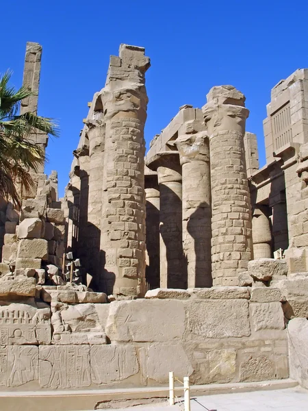 Karnaki templom - ősi templom, Luxor, Egyiptom, Afrika — Stock Fotó