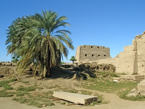 Karnaki templom - ősi templom, Luxor, Egyiptom, Afrika — Stock Fotó