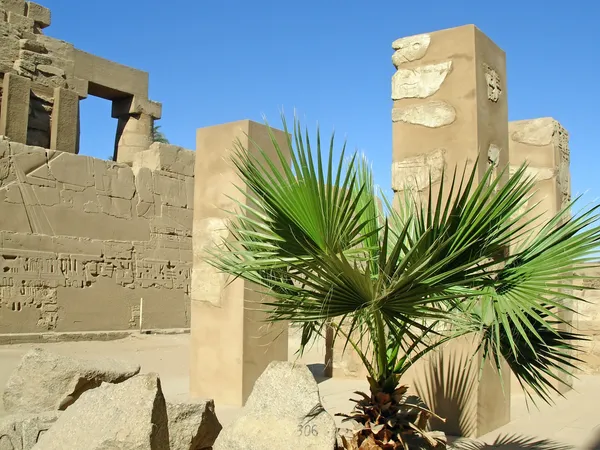 Karnak - starověký chrám egypt, luxor, Afrika — Stock fotografie