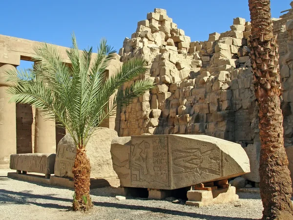 カルナック - 古代エジプトの寺院、ルクソール、アフリカ — ストック写真