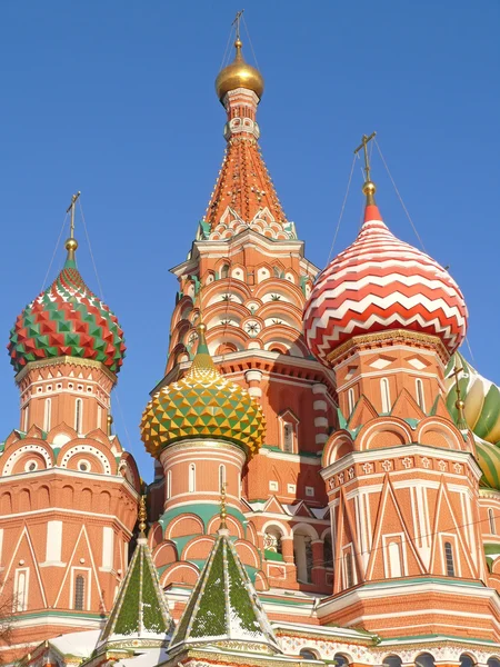 St Basilika katedralen i Moskva, Ryssland — Stockfoto