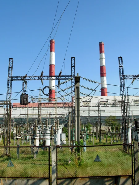 Heat electropower station — Stock Photo, Image