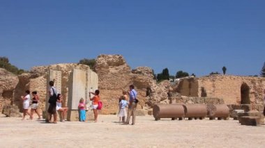 Tunus antik Kartaca Harabeleri