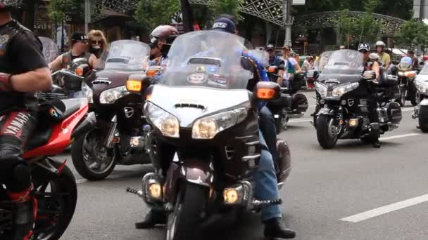 Salone motociclistico — Video Stock