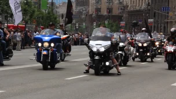 Motocicleta show — Vídeo de Stock