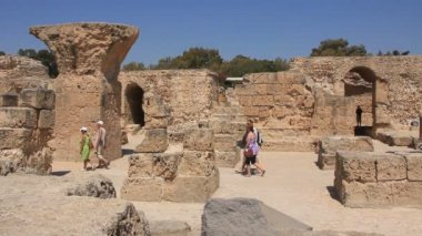 Tunus antik Kartaca Harabeleri