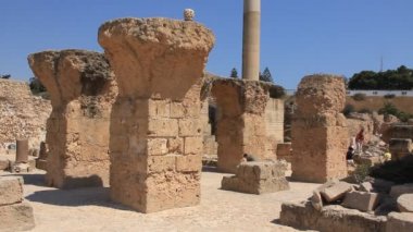 Tunus antik Kartaca Harabeleri