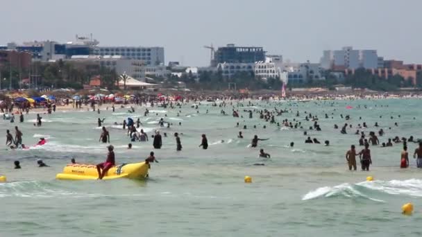 Beach in Tunisia — Stock Video