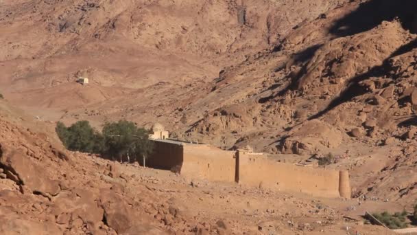 Monasterio de Santa Catalina. Península del Sinaí. Egipto — Vídeos de Stock