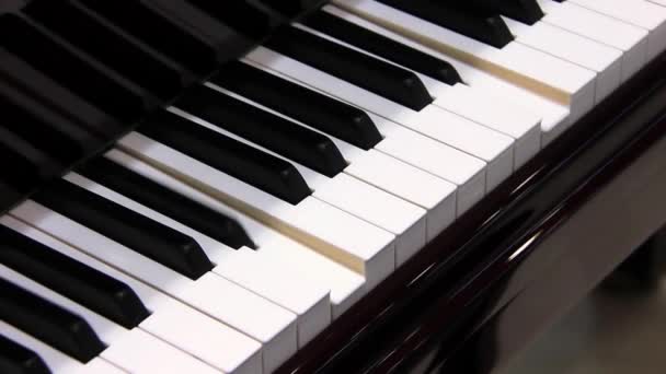 Невидимый пианист — стоковое видео