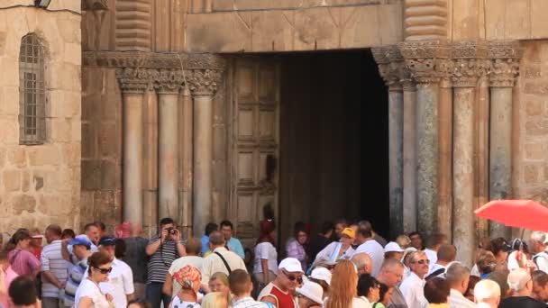 Muro del Pianto. Muro Occidentale. Il luogo del lamento degli ebrei — Video Stock