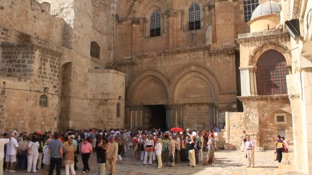 Parede das Lamentações. Western Wall. O Lugar Lamentador dos Judeus — Vídeo de Stock