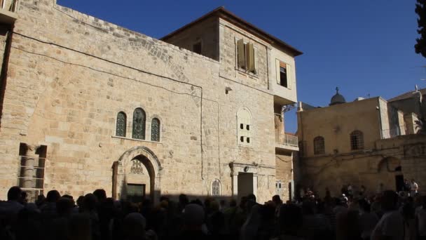 Wailing Wall. Western Wall. The Wailing Place of the Jews — Stock Video