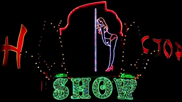 Strippshow — Stockvideo