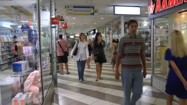 Shopping area — Stock Video