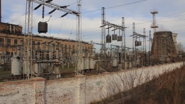 Central eléctrica de calor — Vídeo de stock