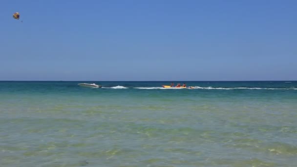 Beach in Tunisia — Stock Video