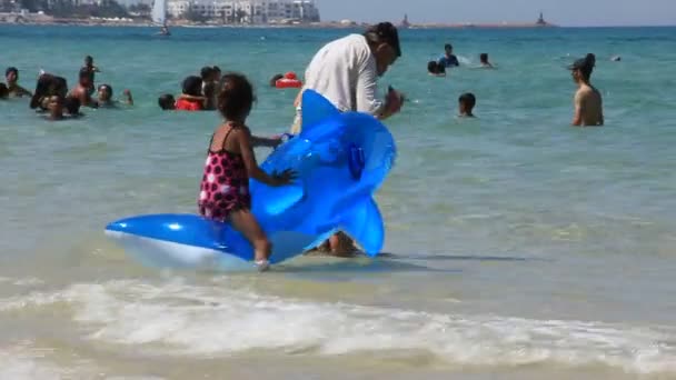 Spiaggia in Tunisia — Video Stock