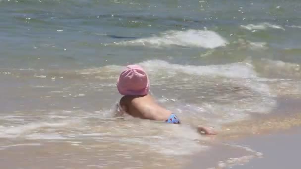 Playa en Túnez — Vídeo de stock