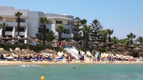 Παραλία στην Τυνησία — Αρχείο Βίντεο