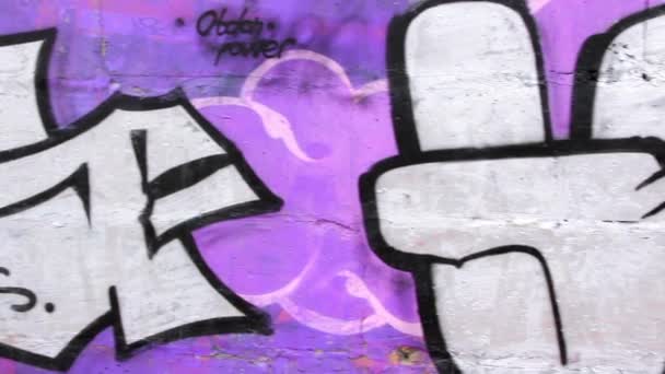 Graffiti. — Stok video